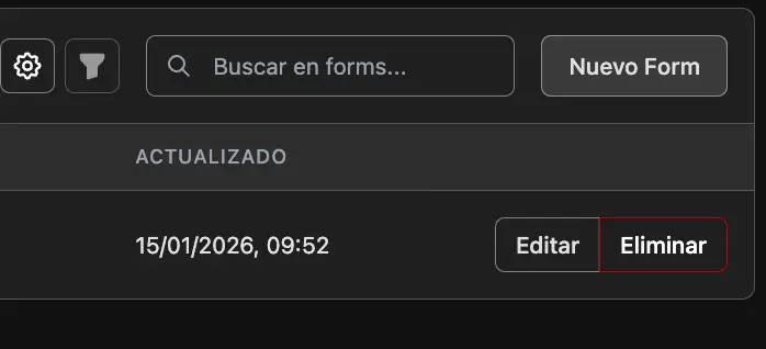 Constructor de formularios